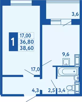 1-к кв. Башкортостан, Уфа Дема жилрайон, Новая Дема жилой комплекс ...