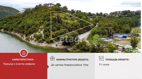 Участок в Краснодарский край, Новороссийск городской округ, с. ...