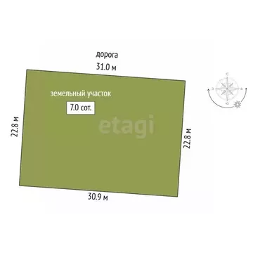 Участок в Ямало-Ненецкий АО, Пуровский район, 6-й мкр 67 (6.98 сот.)