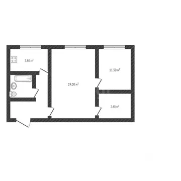 2-к кв. Брянская область, Брянск просп. Ленина, 53 (41.3 м)
