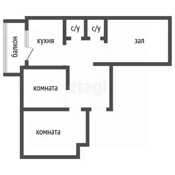 3-к кв. Воронежская область, Воронеж ул. Артамонова, 22И (75.7 м)