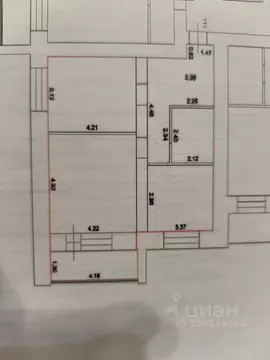 2-к кв. Самарская область, Самара Центральная ул., 1а (56.7 м)