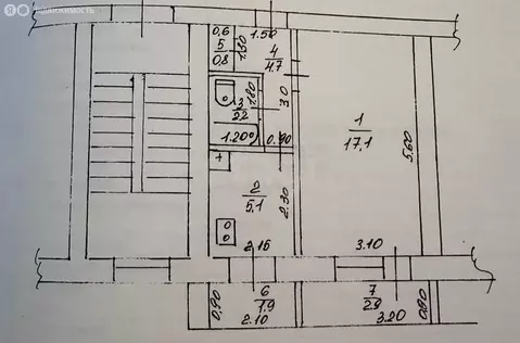 1-комнатная квартира: Воскресенский, Молодёжная улица, 52 (30.2 м)