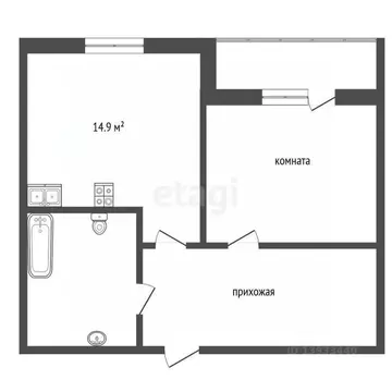 1-к кв. Тюменская область, Тюмень Мелиораторов мкр, ул. Голышева, 24А ...