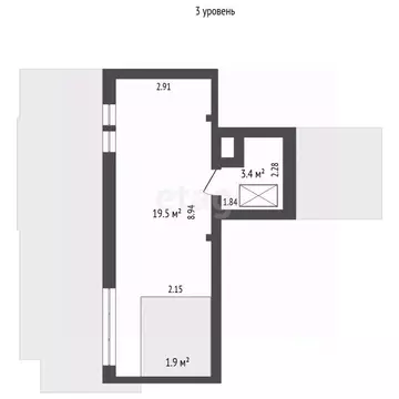 4-к кв. Калининградская область, Калининград Коммунальная ул., 11 ...