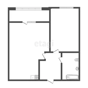 1-комнатная квартира: Тула, Самоварная улица, 16 (36.76 м)