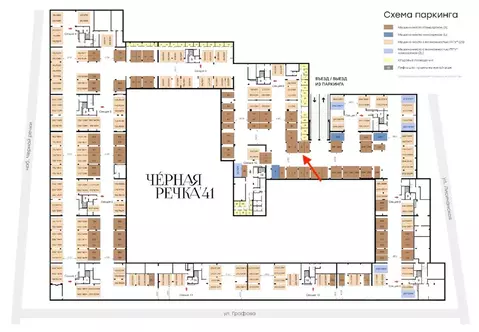 Гараж в Санкт-Петербург наб. Черной речки, 35 (13 м)
