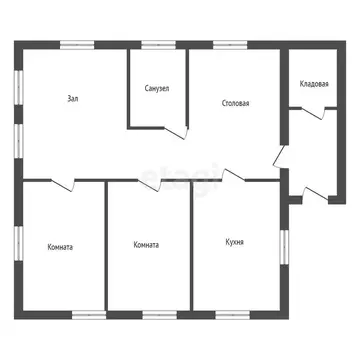 Дом в Южноуральск, Клубничная улица (63.2 м)