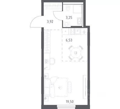 1-к кв. Башкортостан, Уфа ул. Минигали Губайдуллина, 8к9 (33.2 м)