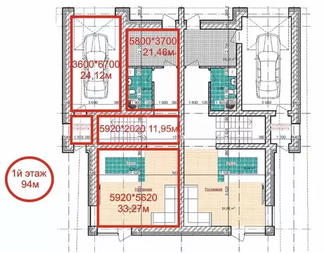 Таунхаус в Новосибирская область, Бердск ул. 8 Марта, 52 (161 м)