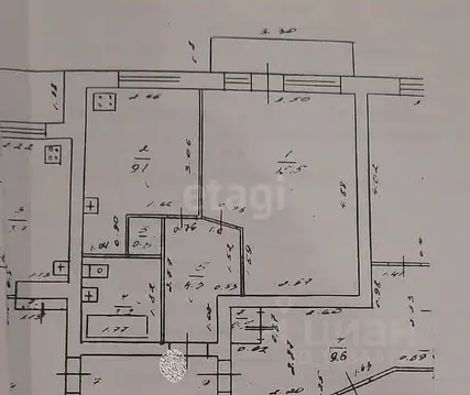 1-к кв. Курганская область, Шадринский муниципальный округ, с. Красная ...