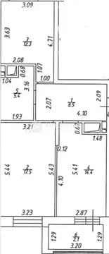 2-комнатная квартира: Казань, ЖК Мечта, 4 (60.2 м)