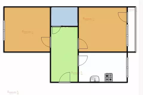 2-комнатная квартира: Екатеринбург, Авиационная улица, 69 (43.7 м)