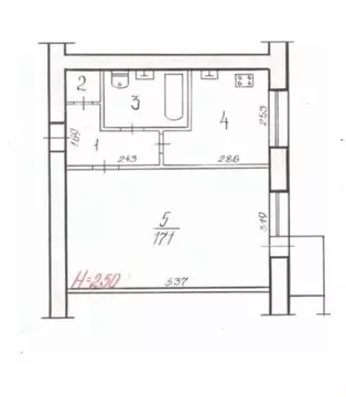 1-к кв. Волгоградская область, Волгоград Двинская ул., 2 (30.6 м)