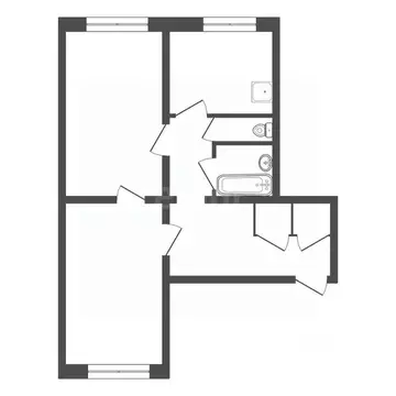 2-к кв. Красноярский край, Красноярск ул. Диктатуры пролетариата, 5 ...