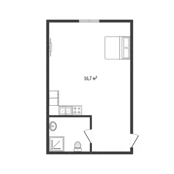 Квартира-студия: Краснодар, Музыкальный микрорайон, улица имени Сергея ...