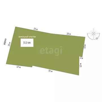 Дом в Заводоуковск, улица Фрунзе (94 м)