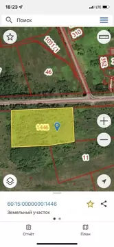 Участок в Псковская область, Печорский муниципальный округ, д. Изборск ...