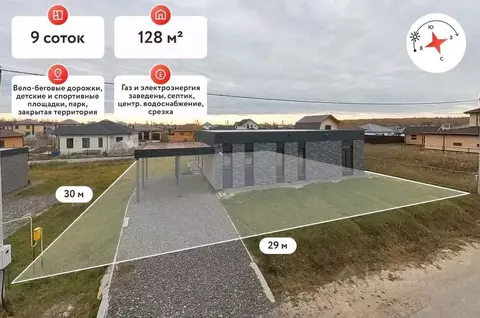 Коттедж в Тюменская область, Тюмень Лето-Парк кп, 398 (128 м)