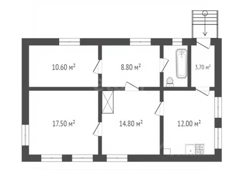 Дом в Воронежская область, Борисоглебск ул. Пешкова, 12 (71 м)