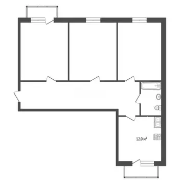 3-комнатная квартира: Нальчик, Кабардинская улица, 230 (94 м)