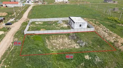 Участок в Крым, Сакский район, с. Суворовское ул. Пригородная (10.0 ...