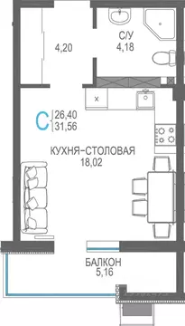 Студия Крым, Симферопольский район, Гвардейское пгт, Республика жилой ...