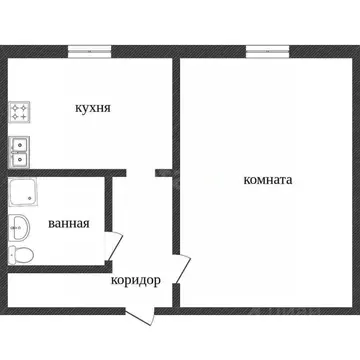 1-к кв. Свердловская область, Нижний Тагил ул. Черных, 17 (33.8 м)