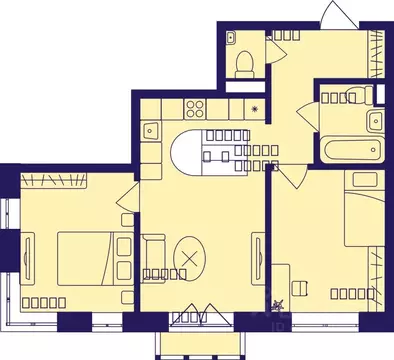 3-к кв. Московская область, Балашиха Железнодорожный мкр, Центр-2 мкр, ...
