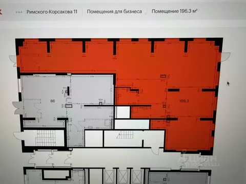 Торговая площадь в Москва ул. Римского-Корсакова, 11к9 (197 м)