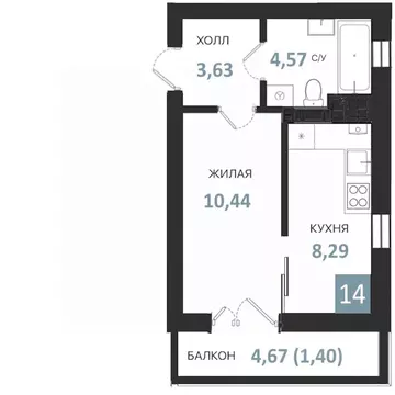 Студия Калининградская область, Светлогорск Морская Нота жилой ...