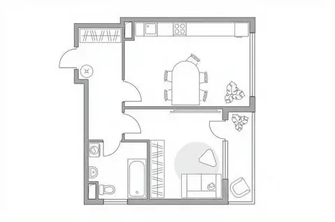 1-к кв. Московская область, Долгопрудный Парковая ул., 46к1 (42.6 м)
