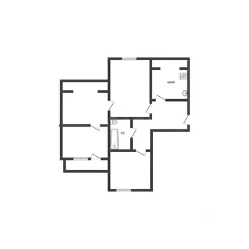 4-к кв. Тверская область, Тверь ул. Андрея Дементьева, 4 (74.0 м)