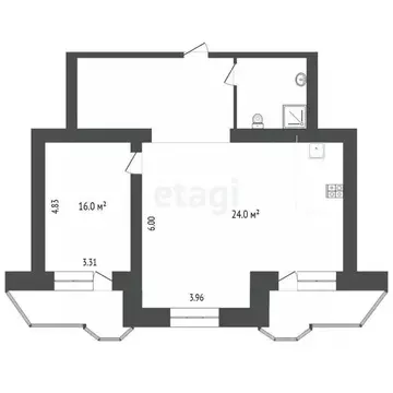 2-к кв. Ханты-Мансийский АО, Сургут просп. Мира, 3 (88.0 м)