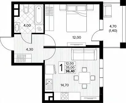 1-к кв. Краснодарский край, Анапа муниципальный округ, с. Сукко ...