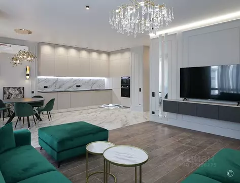 2-к кв. Татарстан, Казань ул. Алексея Козина, 2 (75.0 м)