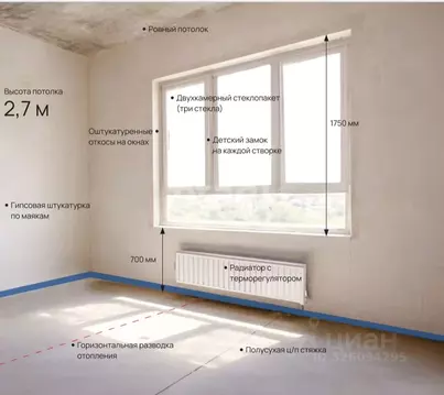 1-к кв. Тюменская область, Тюмень ул. Заполярная, 3 (33.9 м)