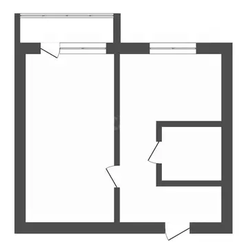 1-к кв. Амурская область, Тында ул. Московских строителей, 3 (33.4 м)
