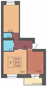 2-к кв. Ярославская область, Ярославль Северный жилрайон, 15-й мкр,  ...