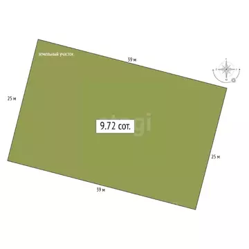 Участок в Алтай, Майминский район, с. Подгорное ул. Спортивная (9.72 ...