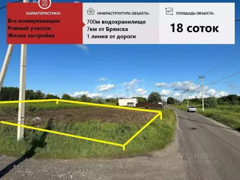 Участок в Брянская область, Брянский район, Добрунское с/пос, д. ...