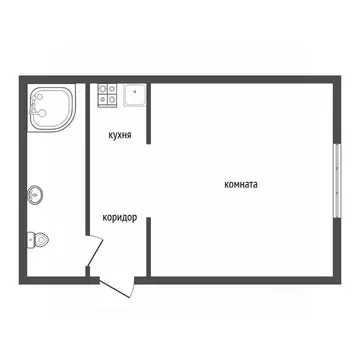 Студия Воронежская область, Воронеж ул. Хользунова, 46 (16.0 м)