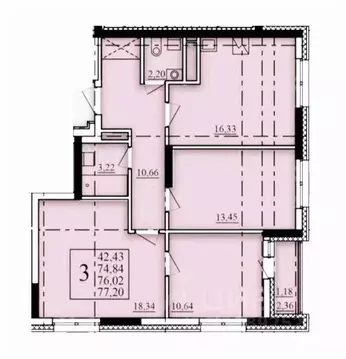 3-к кв. Башкортостан, Уфа Затон-Восточный жилрайон, Паруса жилой ...