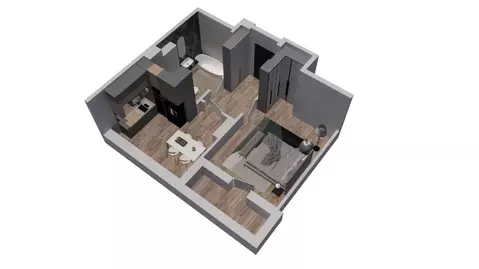 1-к кв. Ростовская область, Батайск ул. Ушинского, 27Ак1 (32.4 м)