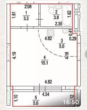 Студия Башкортостан, Уфа Новороссийская ул., 1/1 (31.5 м)