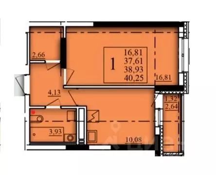 1-к кв. Башкортостан, Уфа Затон-Восточный жилрайон, Паруса жилой ...