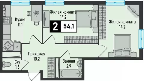 2-к кв. Ставропольский край, Железноводск городской округ, пос. ...