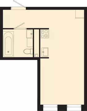 Студия Московская область, Подольск городской округ, д. Борисовка ...