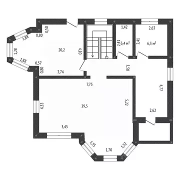 Дом в Башкортостан, Иглинский район, с. Акбердино ул. Сосновая, 5/1 ...