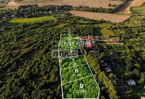 Участок в Санкт-Петербург пос. Тярлево, Нововестинская ул. (20.55 ...